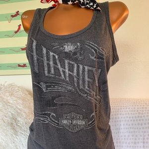 Harley-Davidson Woman’s Tank Size Badass Large 💋